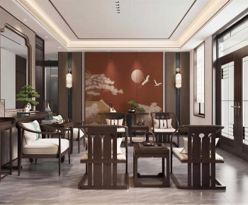 Chinese Style A Living Room-ID:975116012