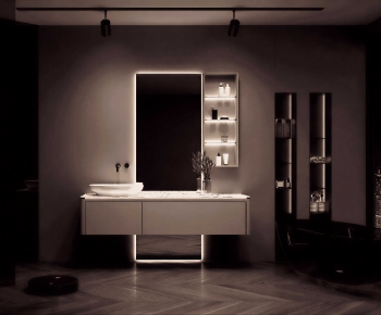Modern Bathroom Cabinet-ID:313670663