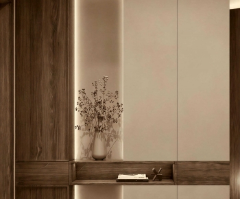Wabi-sabi Style Entrance Cabinet-ID:358864079