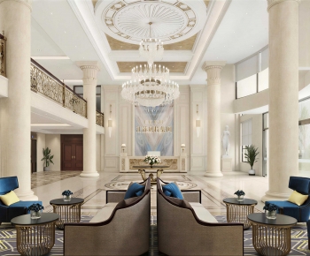 New Classical Style Lobby Hall-ID:474699025