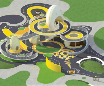 Modern Park Landscape-ID:543365006