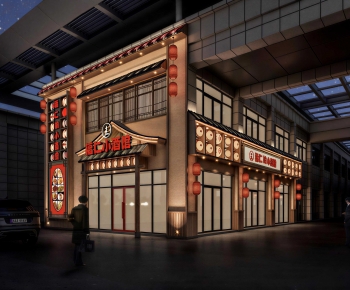 New Chinese Style Facade Element-ID:971019985