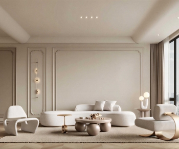French Style A Living Room-ID:737989906
