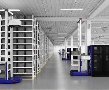 Modern Factory Floor/warehouse-ID:133461004