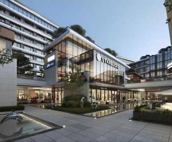 Modern Appearance Of Commercial Building-ID:622960095