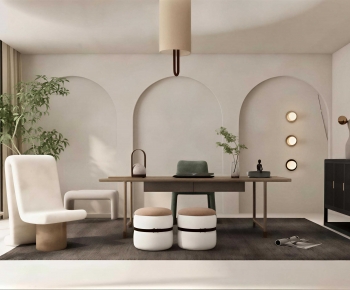 Wabi-sabi Style Study Space-ID:556930071
