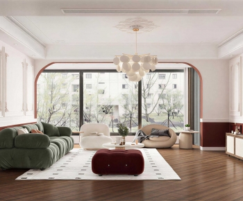 French Style A Living Room-ID:422691118
