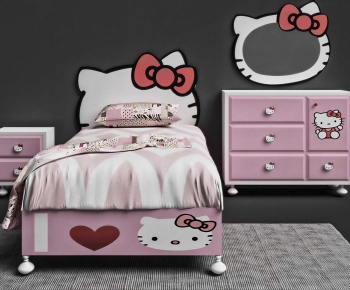 Modern Child's Bed-ID:466969048