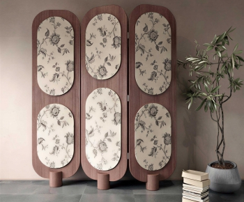 French Style Wooden Screen Partition-ID:889933115