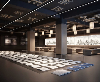 New Chinese Style Exhibition Hall-ID:979916109