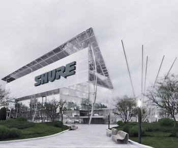 Modern Appearance Of Commercial Building-ID:532658102