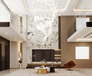Modern A Living Room-ID:476764923