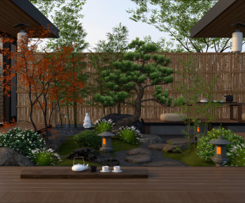 Japanese Style Courtyard/landscape-ID:401561025