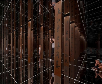 New Chinese Style Exhibition Hall-ID:805439007