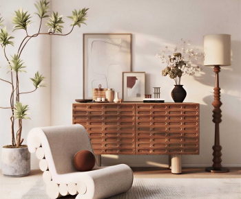 Wabi-sabi Style Lounge Chair-ID:808331976
