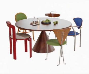 Modern Dining Table And Chairs-ID:496818073