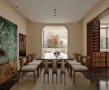 Japanese Style Dining Room-ID:154948954