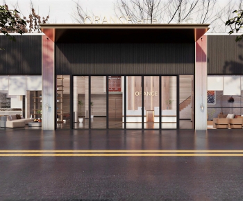Modern Facade Element-ID:416297911