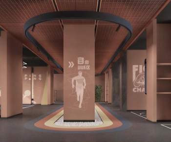 Industrial Style Gym-ID:796279927