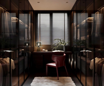 Modern Clothes Storage Area-ID:843003035