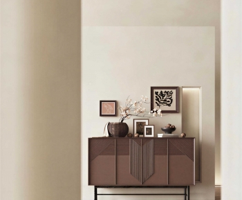 Wabi-sabi Style Entrance Cabinet-ID:587470574