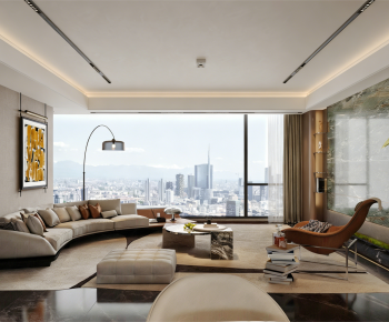 Modern A Living Room-ID:258105049