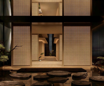 Japanese Style Courtyard/landscape-ID:662579517
