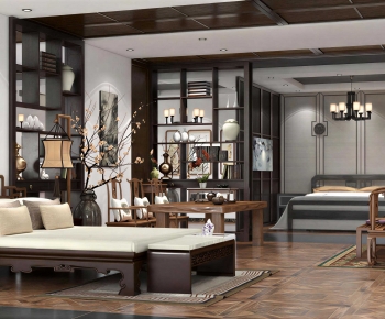 New Chinese Style Exhibition Hall-ID:409363035