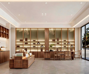 New Chinese Style Tea Shop-ID:195094115