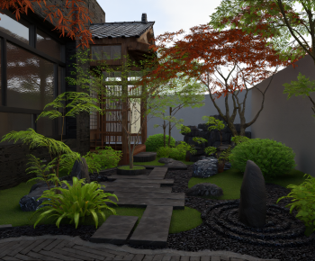 New Chinese Style Courtyard/landscape-ID:691284891