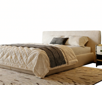 Modern Double Bed-ID:107419533