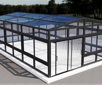Modern Glass Sunshine Room-ID:816724063