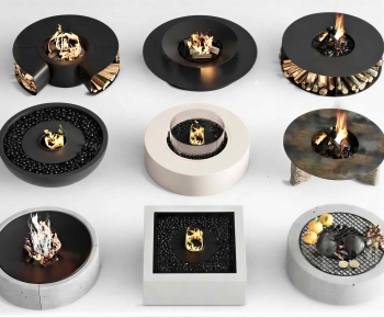 Modern Fireplace-ID:293981083