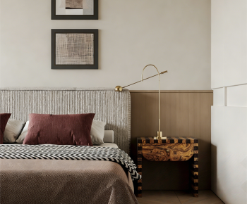 Modern Double Bed-ID:919544948