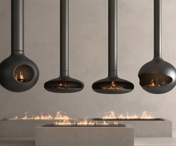 Modern Fireplace-ID:675950185