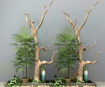 New Chinese Style Plant Landscaping-ID:734482055