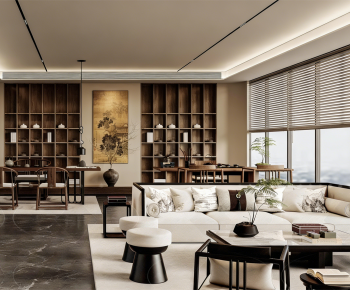 New Chinese Style Real Estate Sales Office-ID:647604947