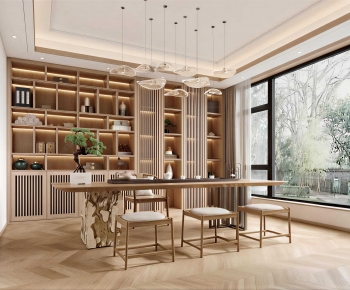 New Chinese Style Tea House-ID:689148903