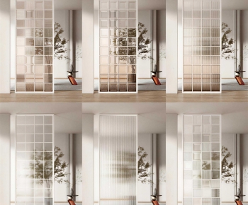 Modern Glass Screen Partition-ID:641278982