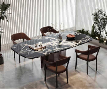 Modern Dining Table And Chairs-ID:290951018