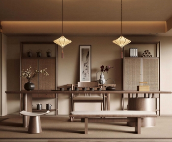 New Chinese Style Tea House-ID:418159011