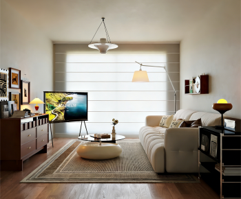 Modern A Living Room-ID:889826064