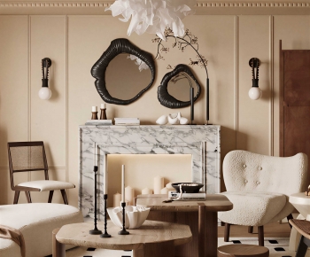 French Style A Living Room-ID:899327991