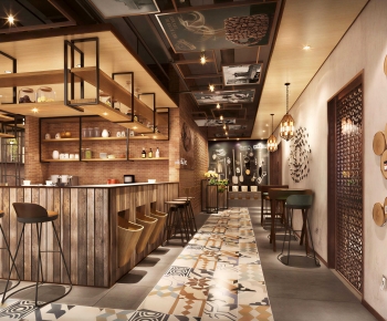 Industrial Style Cafe-ID:261354921