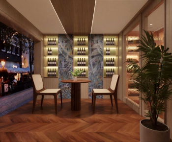 Modern Wine Cellar/Wine Tasting Room-ID:965326075
