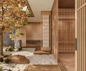 Japanese Style Courtyard/landscape-ID:396125083