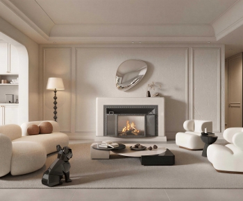 Modern A Living Room-ID:425103903