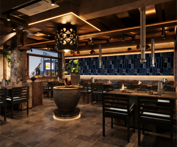 Industrial Style Hot Pot Restaurant-ID:611505998