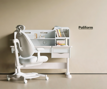 Modern Computer Desk And Chair-ID:998593095