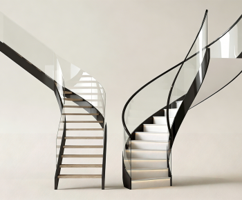 Modern Rotating Staircase-ID:518589973